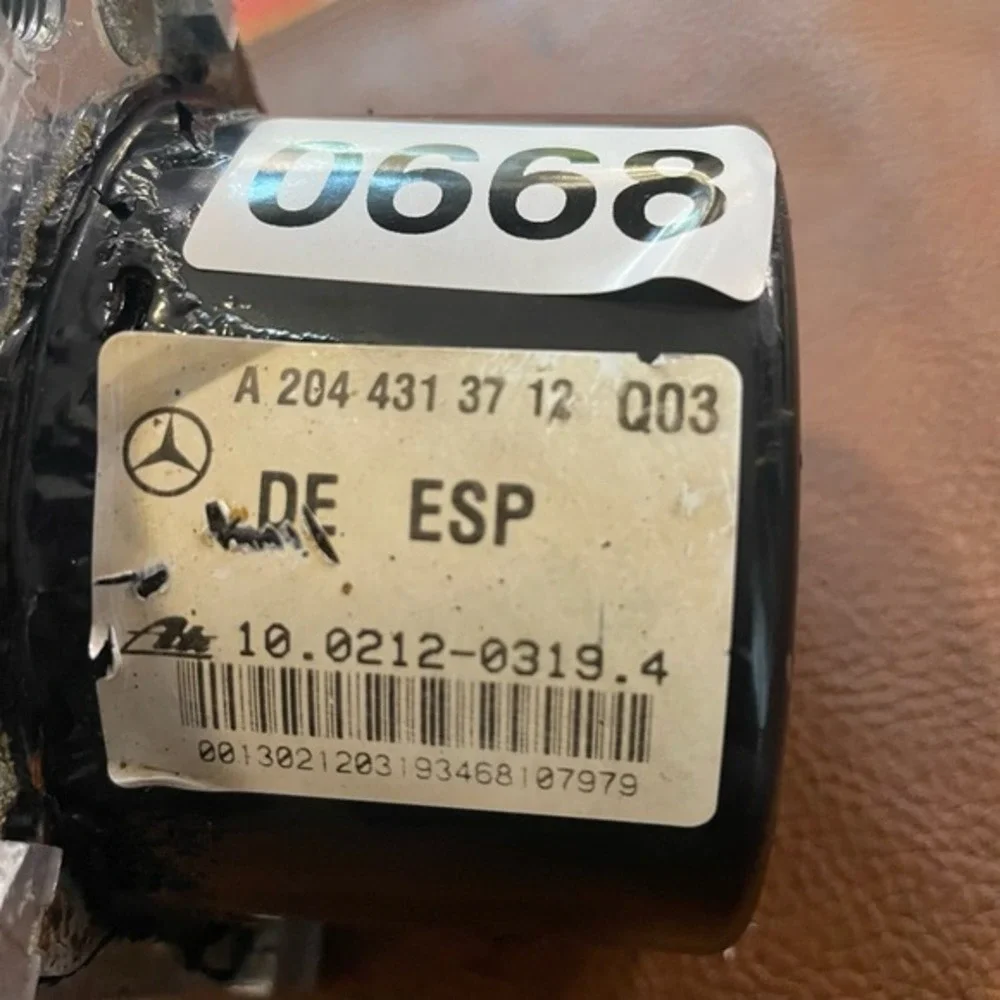✅08-11 Mercedes W204 C300 C350 GLK350 ABS Anti-Lock Brake Pump Module#️⃣0668